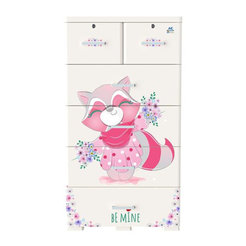 Tủ nhựa AE 5 tầng Be mine