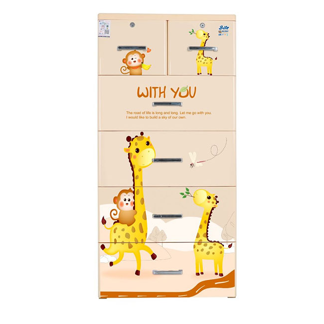 Tủ nhựa BITE 5 tầng hươu và khỉ - Ảnh 10