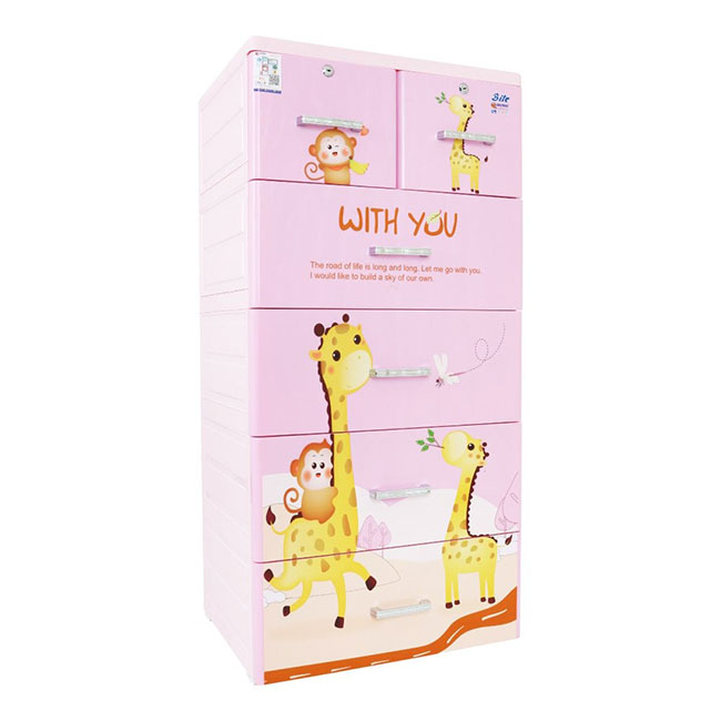 Tủ nhựa BITE 5 tầng hươu và khỉ - Ảnh 12