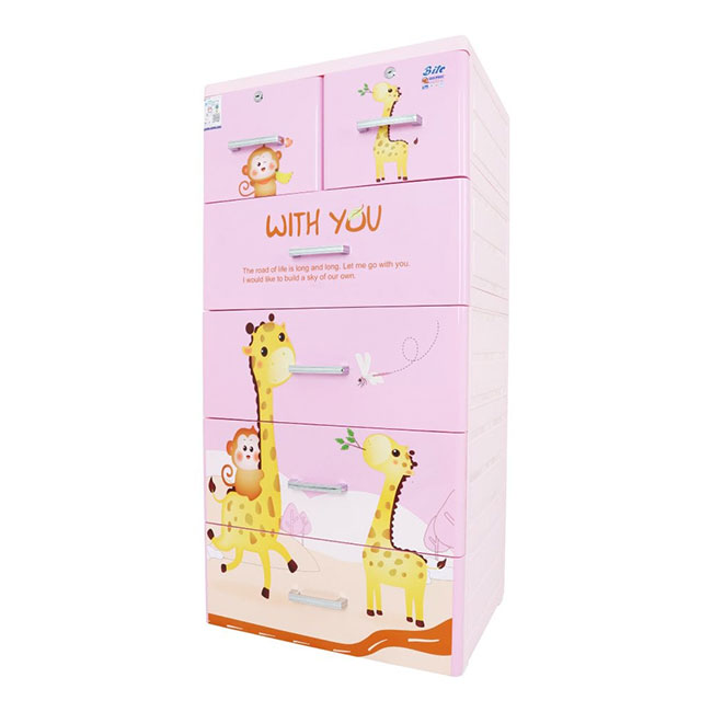 Tủ nhựa BITE 5 tầng hươu và khỉ - Ảnh 8