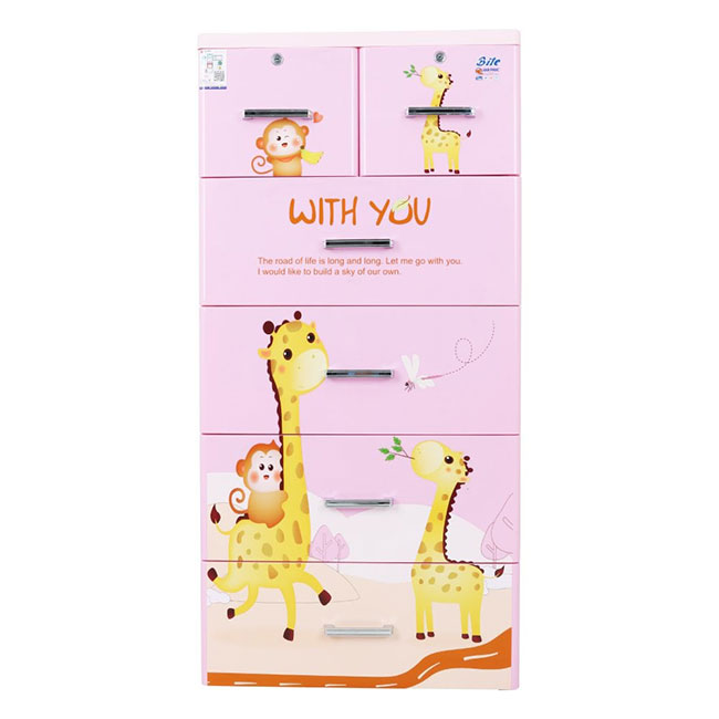 Tủ nhựa BITE 5 tầng hươu và khỉ - Ảnh 4