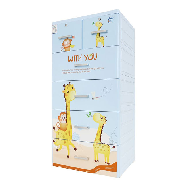 Tủ nhựa BITE 5 tầng hươu và khỉ - Ảnh 9