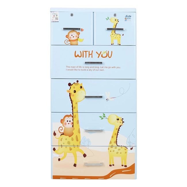 Tủ nhựa BITE 5 tầng hươu và khỉ - Ảnh 3