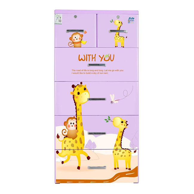 Tủ nhựa BITE 5 tầng hươu và khỉ - Ảnh 7