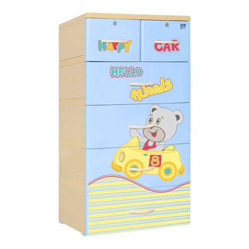 Tủ nhựa KID 5 tầng Car