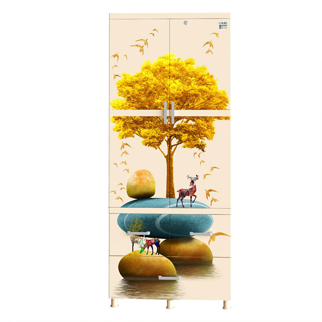 Tủ nhựa LOUIS 2 tầng cây vàng - Ảnh 4