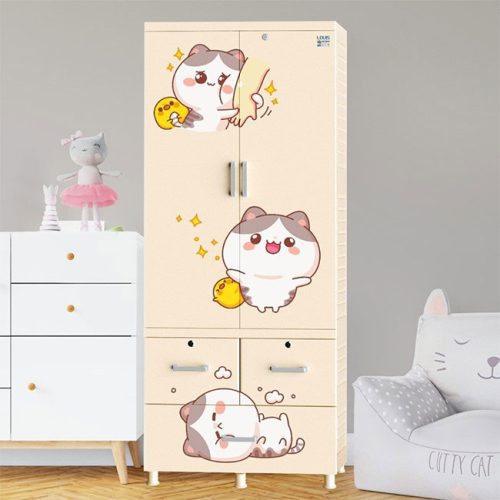 Tủ nhựa LOUIS 2 tầng con mèo