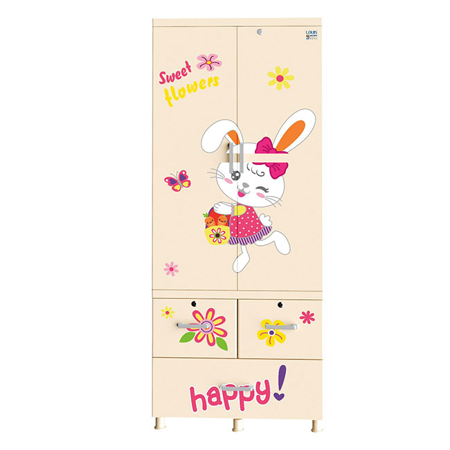 Tủ nhựa LOUIS 2 tầng rabit