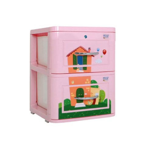 Tủ nhựa LUCKY 2 tầng ngôi nhà