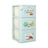 Tủ nhựa LUCKY 3 tầng bear & mom - Ảnh 2