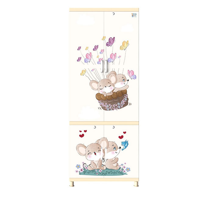 Tủ nhựa ROYAL 2 tầng con thỏ - Ảnh 2