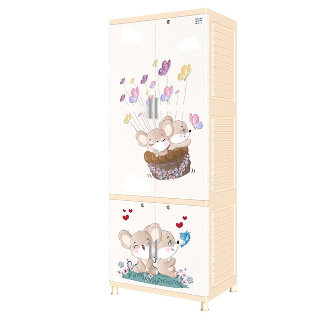Tủ nhựa ROYAL 2 tầng con thỏ - Ảnh 5
