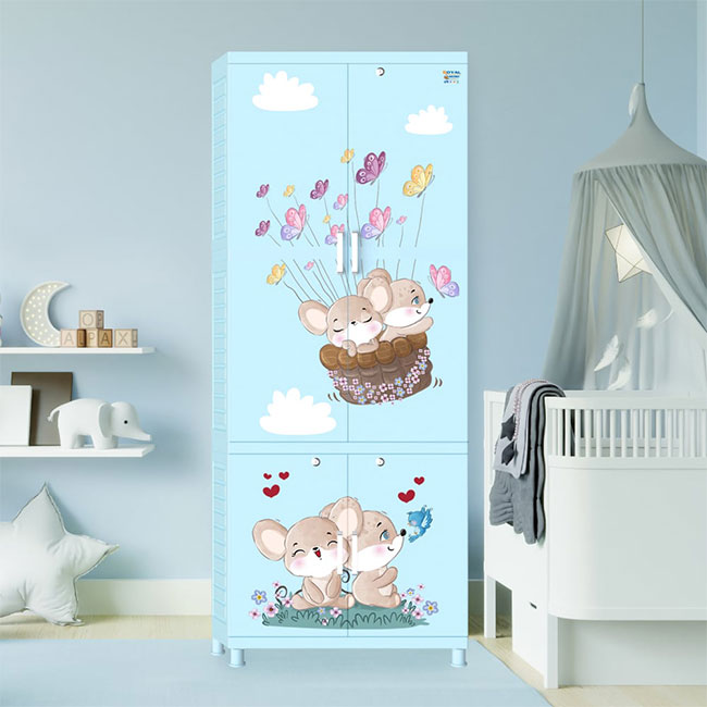 Tủ nhựa ROYAL 2 tầng con thỏ